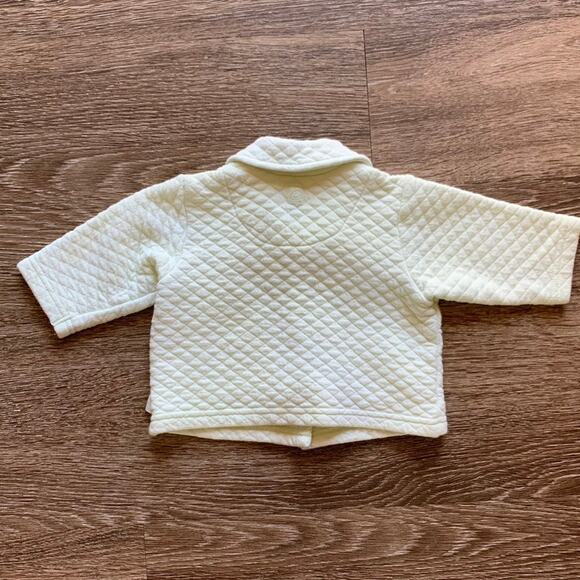 Childrens Place Pastel Lime Green Quilted Sweater2 - Picture 9 of 10